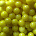 6mm  Yellow Coloured Plastic Beads Qty 100 per pack